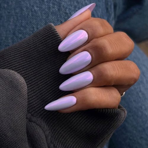 1-Dreamy Purple Glazed Nails