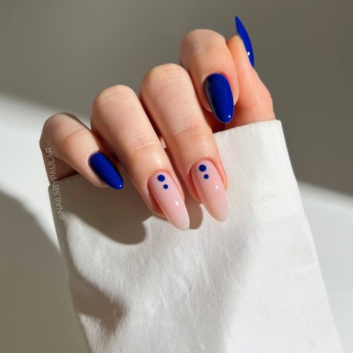 10-Bold Blue Accents with Nude Base