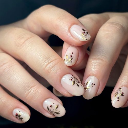 16-Golden Winter Florals