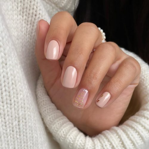 17-Soft Gold Christmas Accents