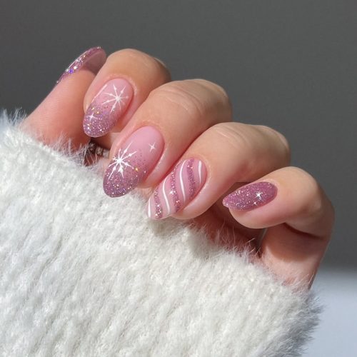 22-Pink Winter Sparkle