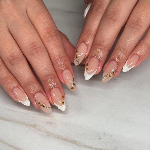 4-Gold-Touched French Glam