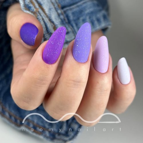 6-Matte Purple Sprinkle Fade