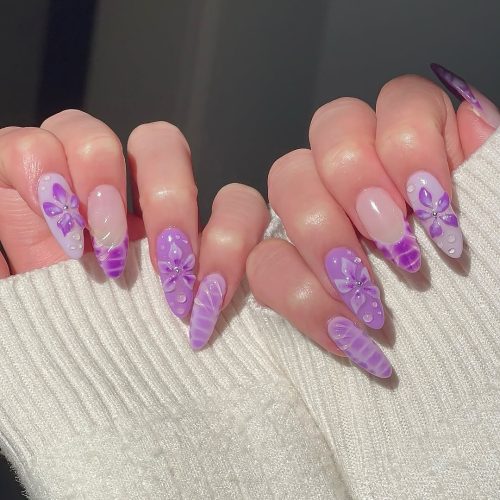 8-3D Lilac Bloom