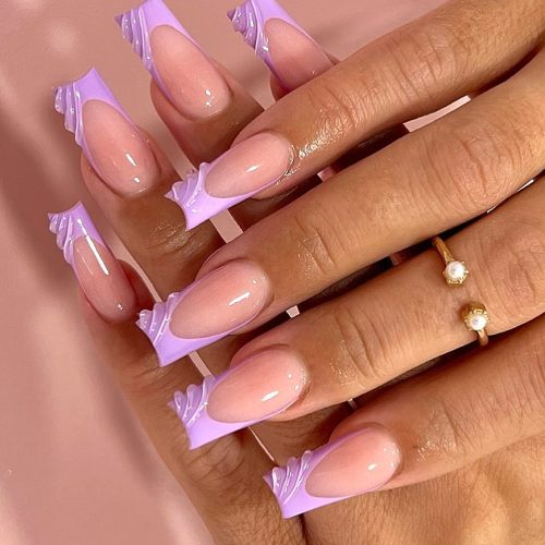 9-3D Lavender Swirl