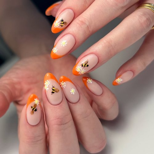 9-Orange-Tipped Bee Elegance